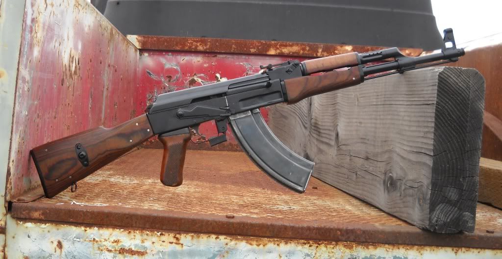 polish milled reweld with current demilled rec. Finished! AK Rifles